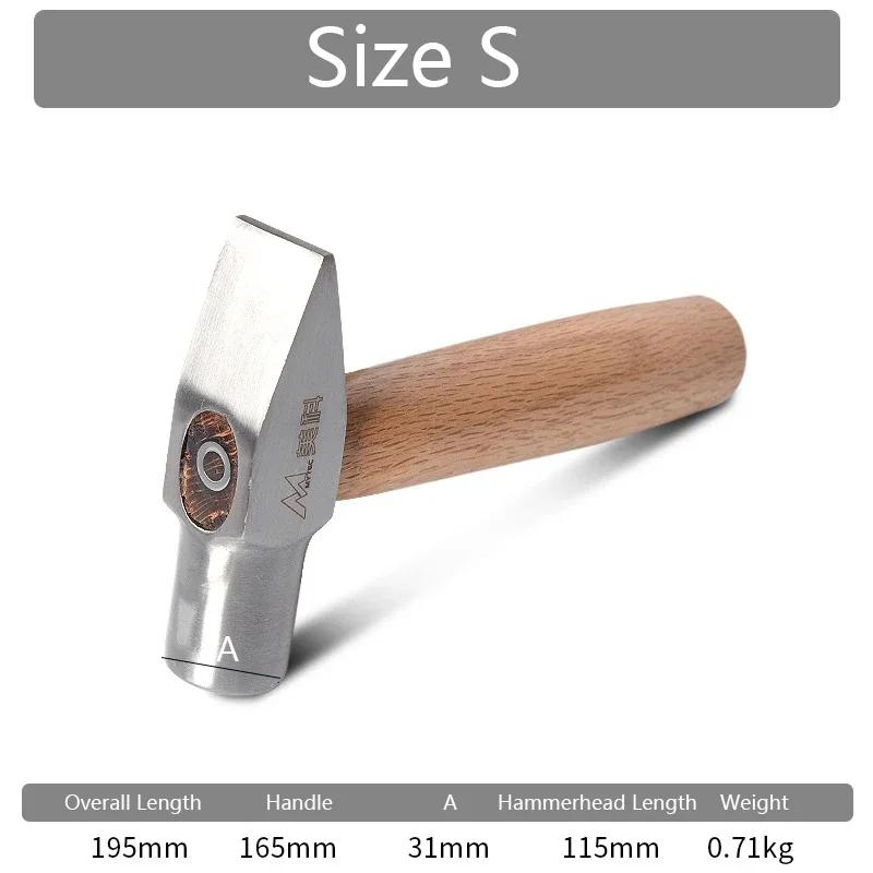 1pc Jewelry Making Shaping Hammer DIY Conical Chasing Hammer Jewellers Repair Tool For Metalworking Silversmiths Goldsmith