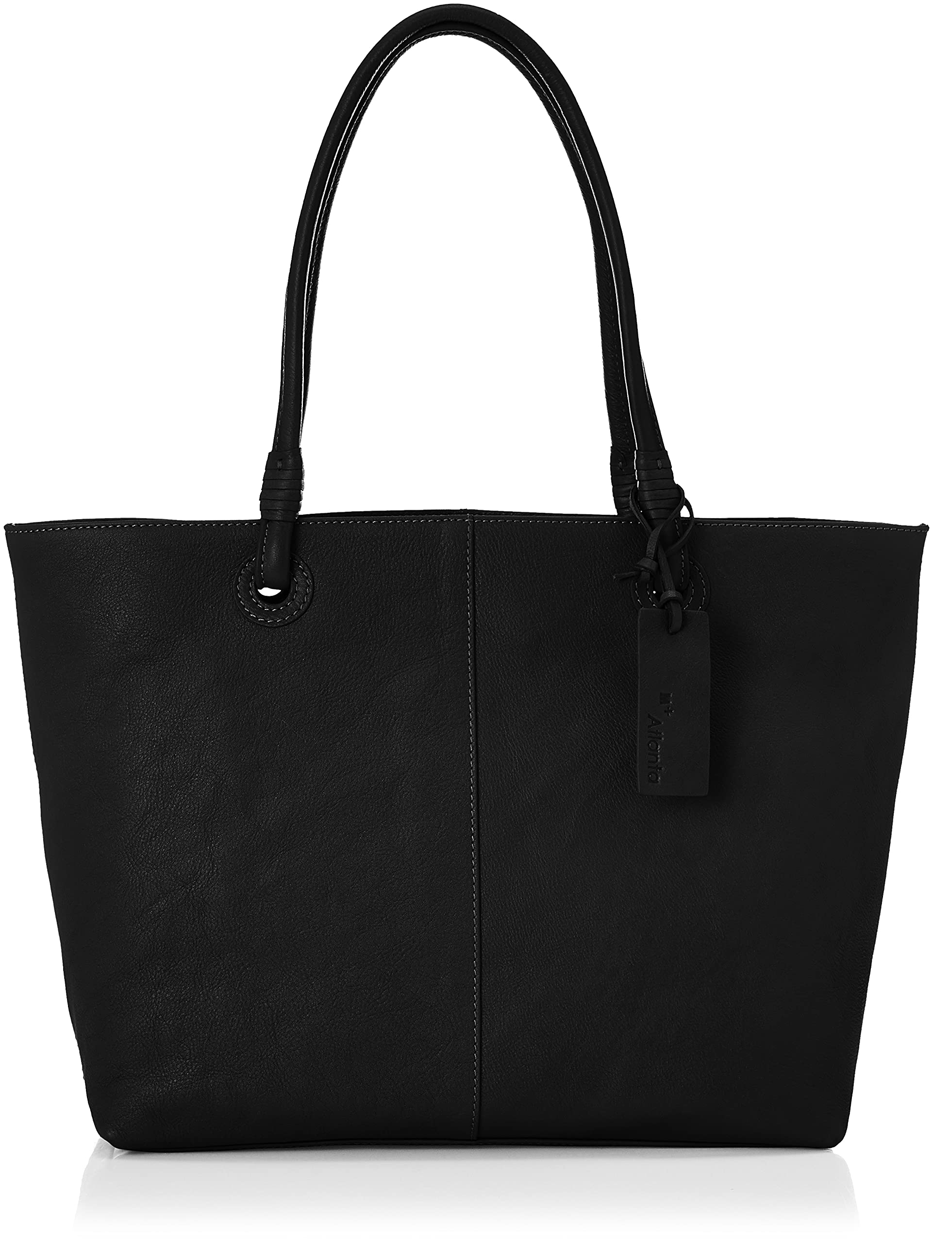 [Пик Пикс] Женская сумка-тоутЖенская сумка и кошелек Кожаная сумка Черная