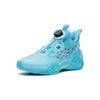 Anta Kids Asymmetric 2 Simple Comfortable Non-Slip Durable Mid-Top Basketball Shoes Kids Basketball Shoes Mercury-Blue 312321102H-5