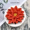 Hot Sale Poinsettia Christmas Flower Silicone Sugarcraft Mold Resin Tools Cupcake Baking Mould Fondant Cake Decorating Tools