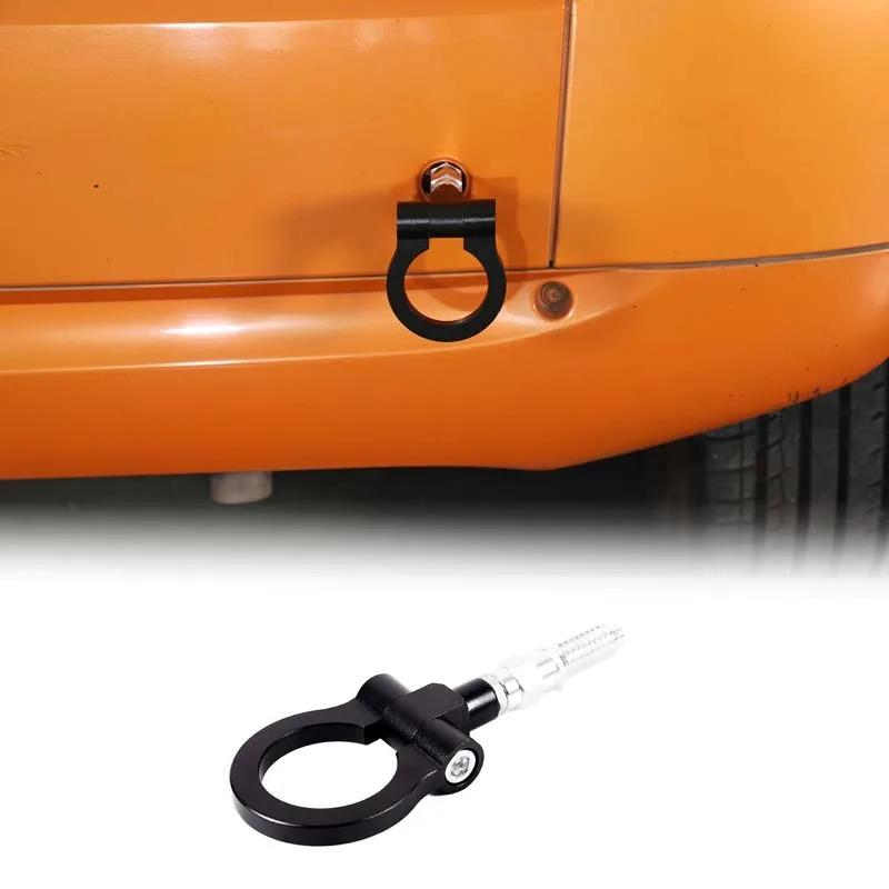 Exterior Car Accessories For Mercedes Benz Smart 2027- Aluminum Alloy Car Rear Trailer Hook Tow Ring Bumper Tow Hook Trim