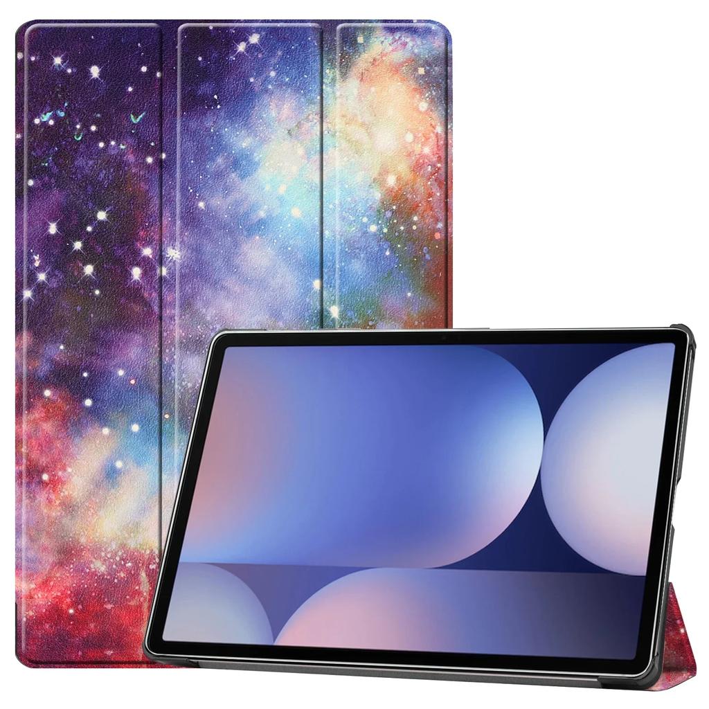 For Samsung Galaxy Tab S10+ 5G SM-X820 SM-X826B 12.4 Inch Magnetic Trifold Stand Cover for Samsung Galaxy Tab S10 Plus 12.4