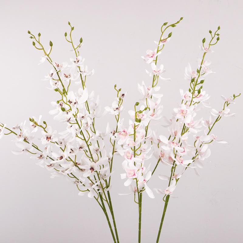 Fake flower decoration simulation mini Vanda orchid wedding three-dimensional home ornament 3D printing simulation small ocean orchid