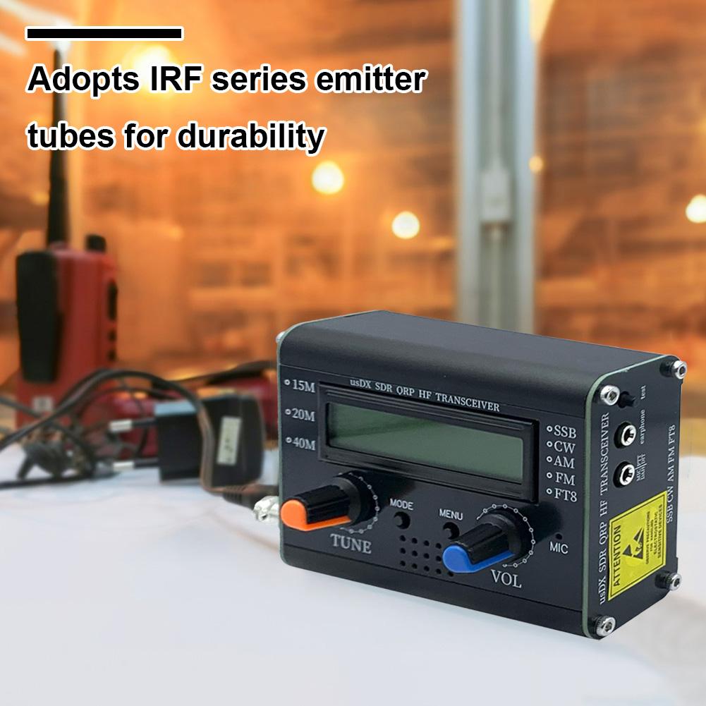 5W UsDX All Mode HF Transceiver QCX-SSB To SSB 3-Band SDR QRP HF Transceiver High Frequency Transceiver with Handheld Mic