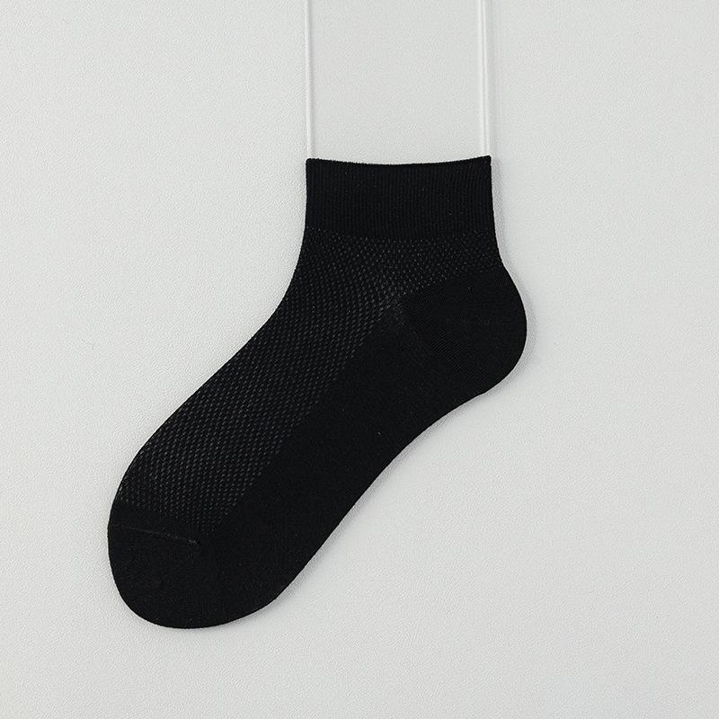 

Женские короткие носки из тутового шелка с мелкой сеткой, дышащим верхом, хлопковые носки с защитой от запаха и влагопоглощением, летние дышащие носки-следки 1 pair