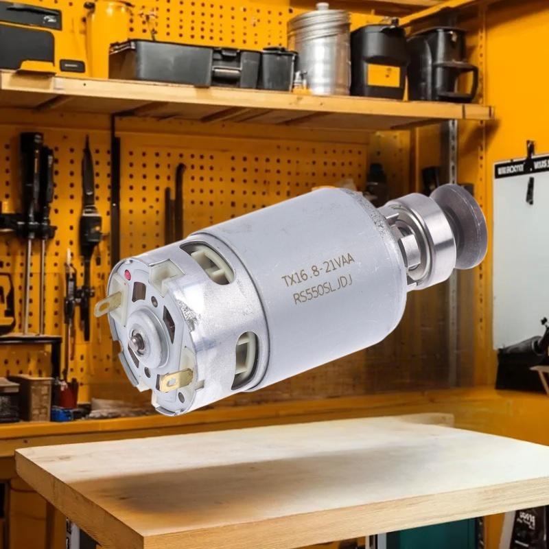 9.4*3.6cm Mini 550 DC ELectric Motor 16.8V/18V/21V Universal Angle Grinder Micro Motor Screwdriver Drill Motor