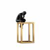 Thinker Figurine Elegant Decor Introspective for Study