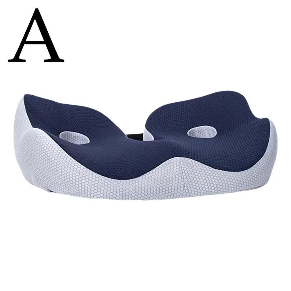 New High-end Breathable Fabric Car Seat Cushion Memory Foam Ergonomic Slow Rebound Driving Seat Cushion Pad For Car Home Of F9Z9