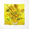 Luxury Brand Women Fashion Oil Painting Scarf  Silk Shawls Scarves Summer Lady Bandanas Foulard Hijab Scarfs For Ladies