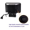 Lightronic Trailer Work 45W 6000K White Motorcycle Auxiliary Fishing Car Exterior Light with H4 IP68 Suitable for Farm and Camping 2-Pack Lights,