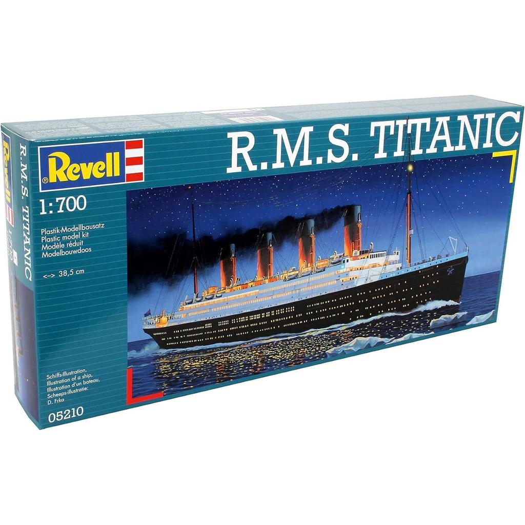 Revell 1/700 R.M.S. Plastikowy Zestaw Modelarski Titanic - Niemiecka Jakość Wykonania