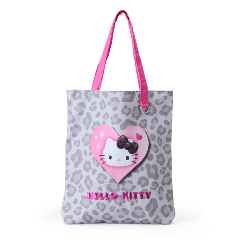 

Sanrio Hello Kitty Tote bag (monotone animal print) Japan NEW Sanrio Characters