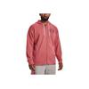 Under Armour Solid Color Logo Print Zip-Up Hooded Jacket Men Jackets Pink 1376051-600