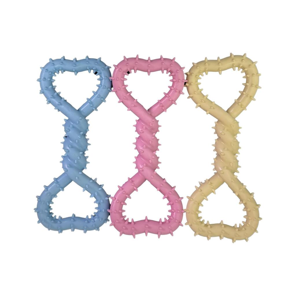 Durable TPR Teething Dog Toys for Golden Retrievers and Corgis - Bite-Resistant Cleaning Sticks and Balls