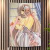 CChobits Cartoon Klassischer Anime Cartoon Flagge Kunst Science-Fiction Zimmer Heimdeko Wandbehang Heimdeko Banner
