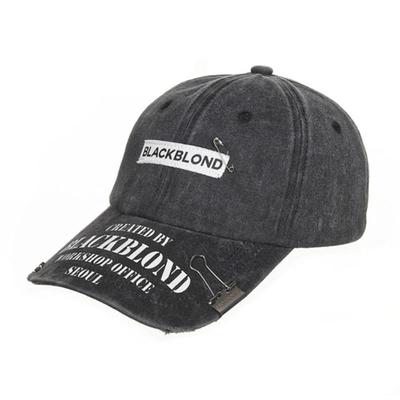BLACKBLOND Boné Pigmentado BBD Patch Logo Workshop (Carvão)
