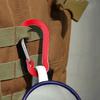 5 stuks Karabijnhaak Aluminiumlegering Sleutelhanger Slot Gesp Snap D-Ring Clip Outdoor Rugzak Kamperen Multitool Vissen Wandelen Haak