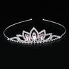 Rhinestone Crystal Tiara Princess Crown Rhinestone Headband Girls Crowns for Kids Wedding Prom Birthday Party Gift