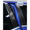 For Toyota landcrus lc 200 2012 model Car Door Window Middle Column Trim Protection PC Black Strip Decoration Sticker