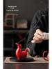 Charming Ceramic Horse Incense Holder: Cute Ornament & Tea Pet for Wealth Attraction