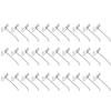 30pcs Supermarket Hook Iron Grid Shelf Hook Jewelry Display Shelf Hook 3.5mm Thickness
