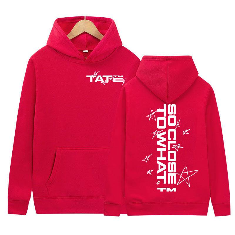 Tate McRae So Close To What Tour Nowe Nadruki Bluzy Hip Hop punk gotycki Pulower Bluza Unisex High Street moda Codzienna z Kapturem