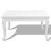 Salontafel 80 x 80 x 42 cm Hoogglans Wit