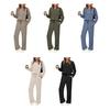 Tenues deux pièces pour femmes Décontractées Automne Tenues d'intérieur Sweatshirts Manches longues Col en V Pantalons larges Ensembles assortis