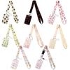 Cute Bow Pattern Lanyard with Clear ID Badge Holder Detachable Durable Strap for Outdoor Activity Pass Office Work Use