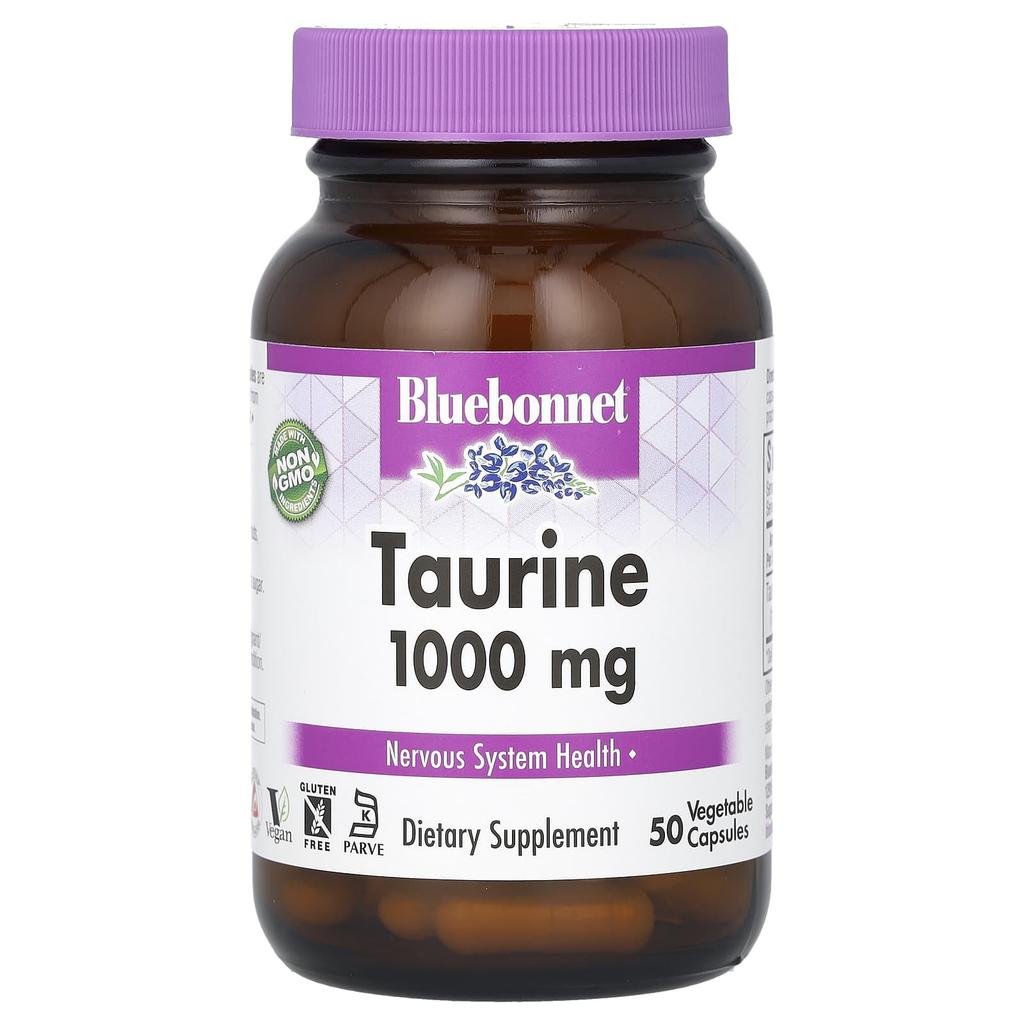 Taurin, 1.000 mg, 50 vegetarische Kapseln