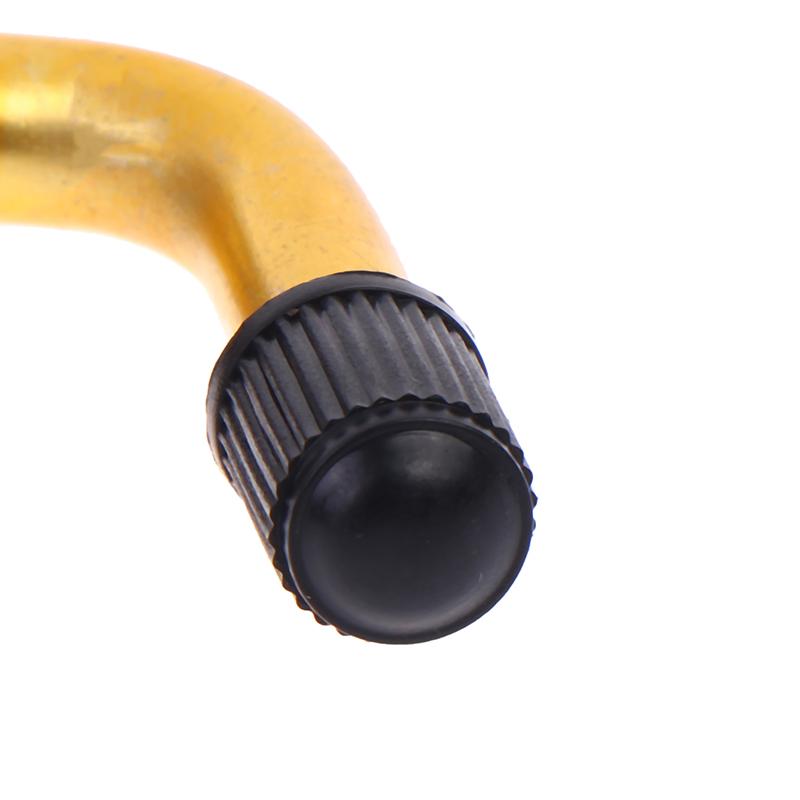 2 Stück Pvr 70/60/50/40 Motorroller Snap-In/Schraub-Metall-Reifenventil 90-Grad-Gummi-Winkelventil Moto Elektroroller Fahrrad