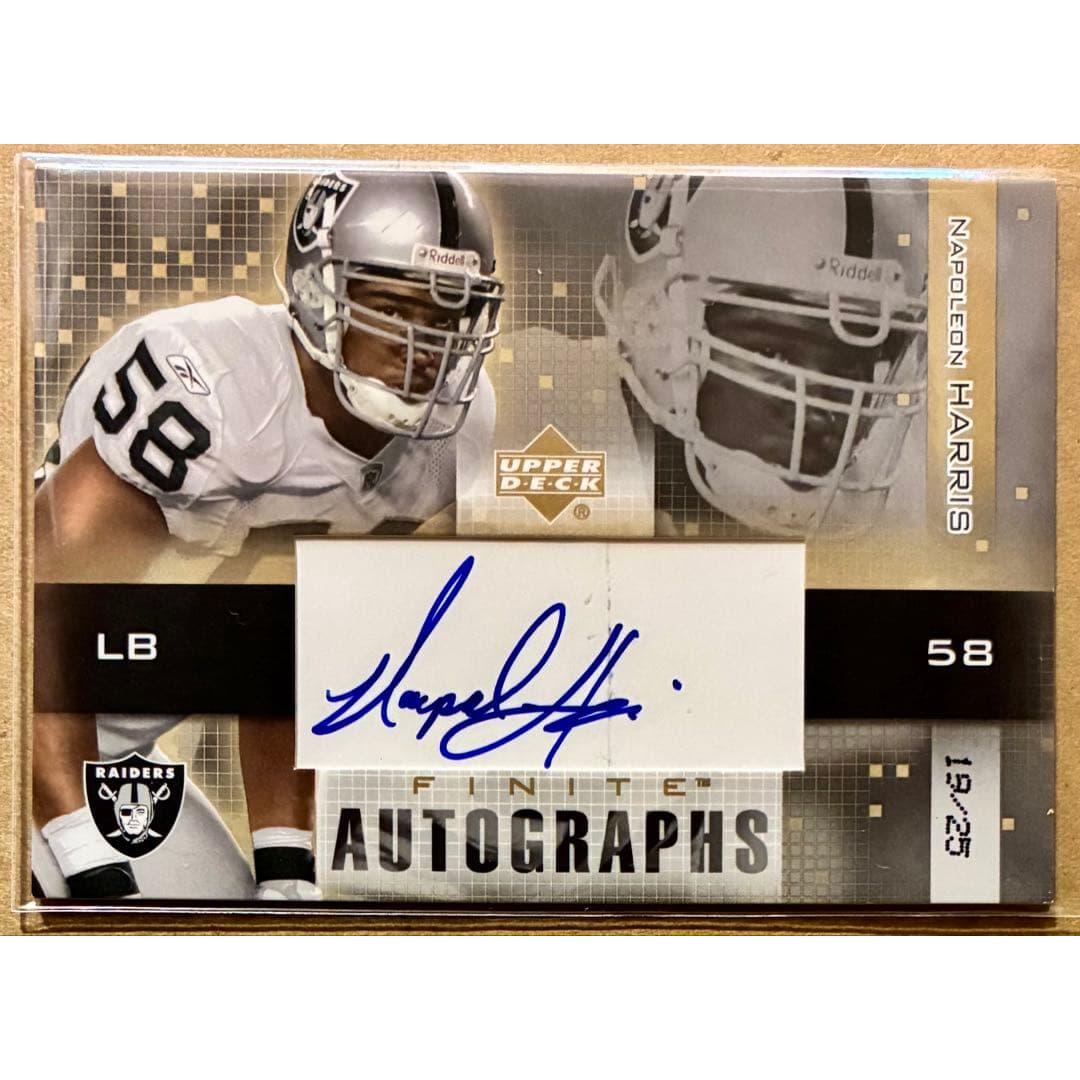 Used Limited to 25 pieces Napoleon Harris 2003 Upper Deck Finite
