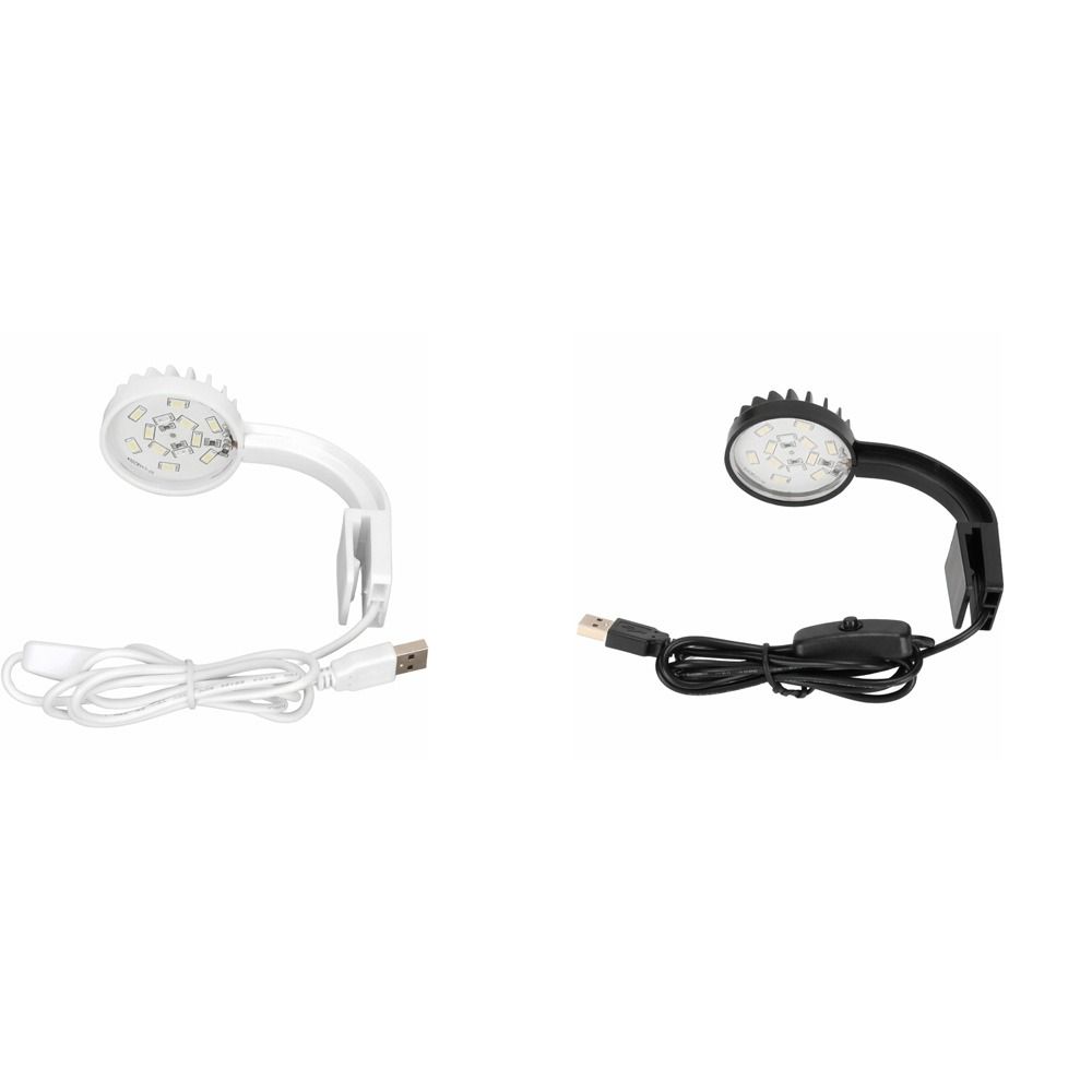 High Brightness LED Fish Tank Light USB Charging Fish Clip Light Aquatic Plant Lighting