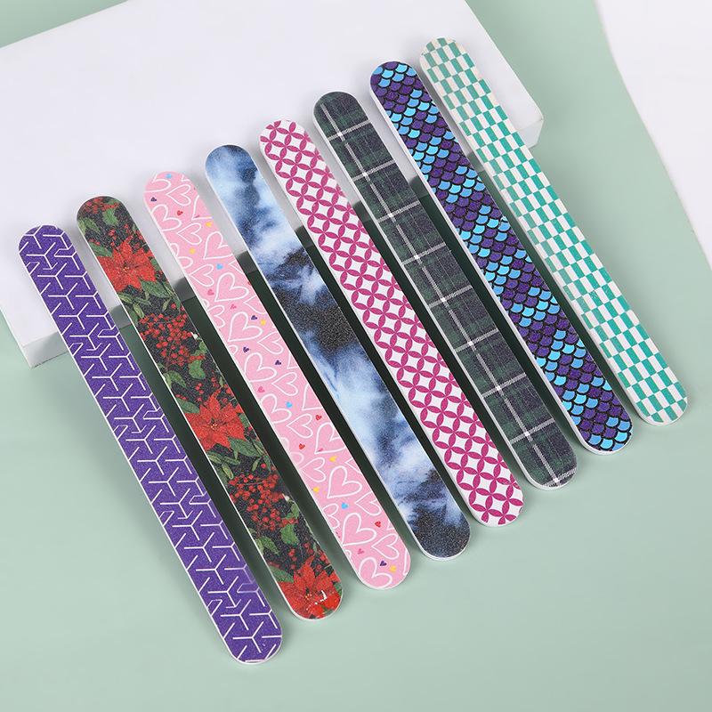 Dual-Sided Nail File for Dead Skin Removal and Nail Art Polishing