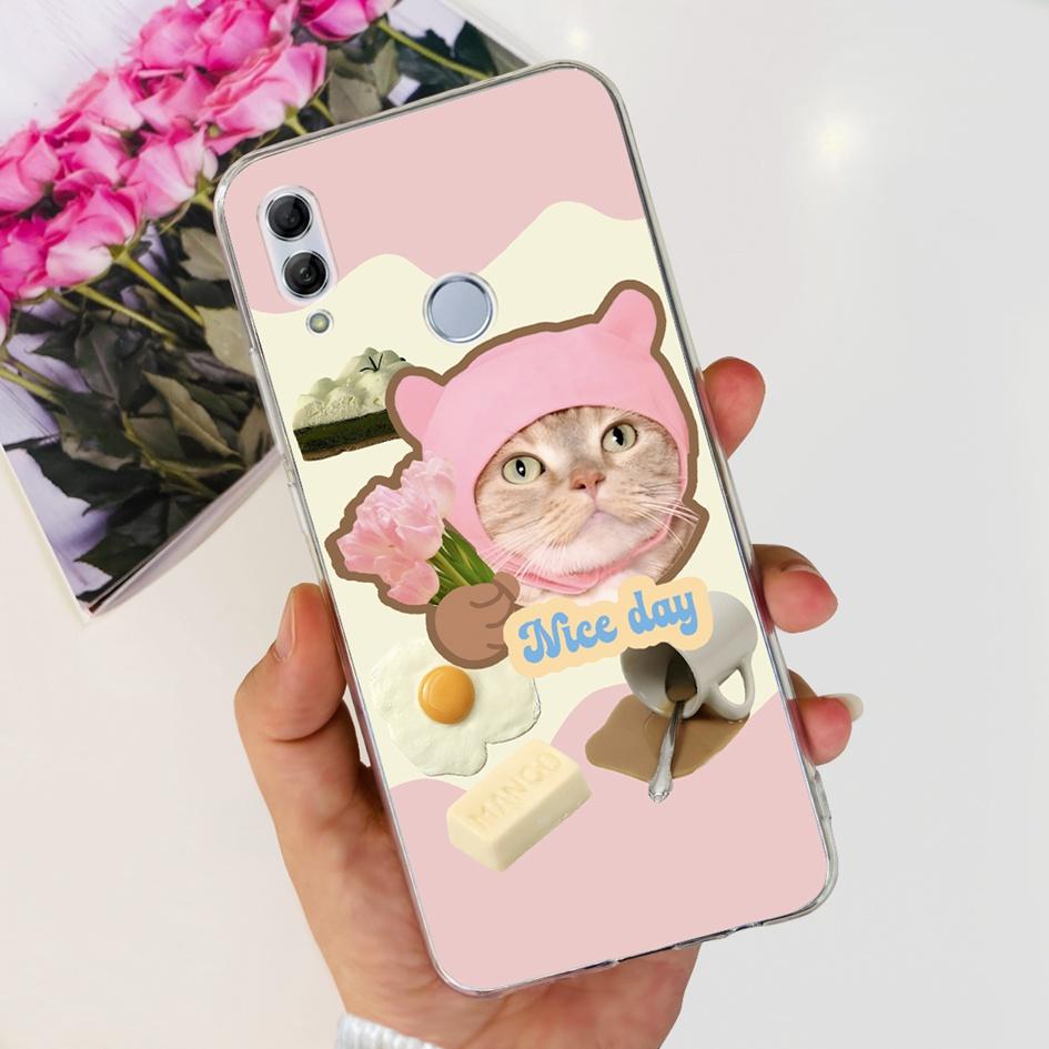Für Honor 10 Lite Hülle HRY-LX1 HRY-LX2 Abdeckung Mode Schmetterling Transparentes Silikon Hüllen Für Honor 10 10i Honor10 Bumper