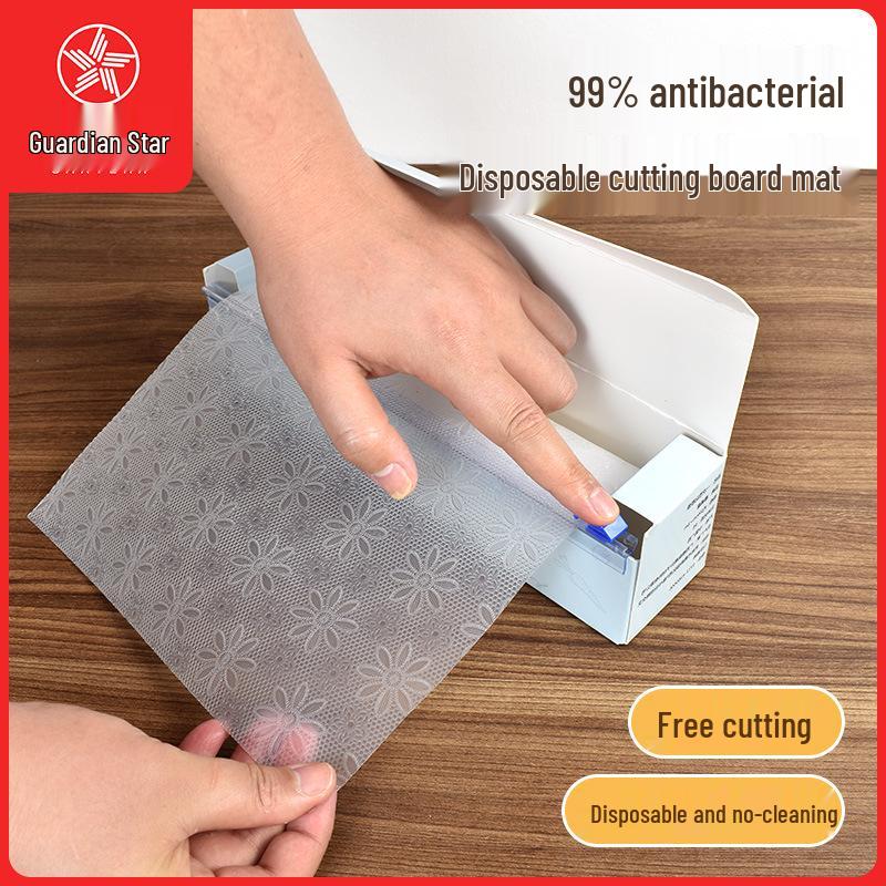 

Одноразовые антибактериальные разделочные коврики для мяса, фруктов и овощей Antibacterial - 1 Box - 24x300cm