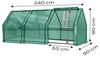 Greenhouse 240*90*90 Cm, Pe Foil 135G, Metal Construction - T N15-912