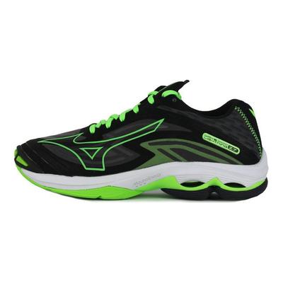 Wave Lightning Z7 Fabric Synthetic Leather Round Toe Lace-Up Shock Absorbing Slip-Resistant Durable Low-Top Volleyball Shoes V1GA220037