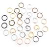 200 piezas 3/4/5/6/7/8/10 mm Metal DIY Componentes para Joyería Anillas de Salto Simples Cerradas/Abiertas y Anilla Dividida para hacer joyería