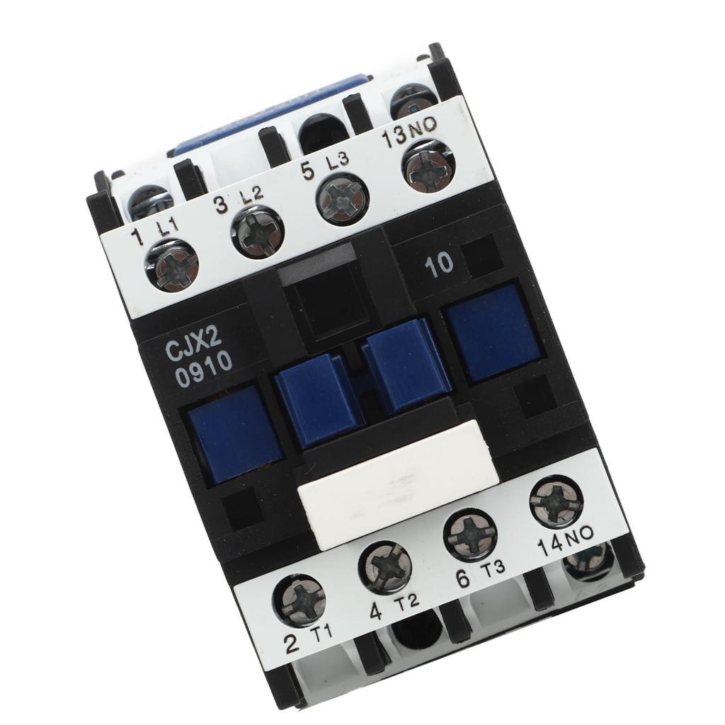 Low Voltage AC Contactor 9A Silver Contact 3 Phase Sensitive Industrial Contactor for Circuit 110V