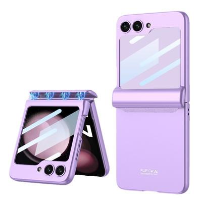 Magnetic Snap Case Galaxy Z Flip8 Flip7 Flip6 Flip5 Flip4 - PC Hard Shell With Hinge Protection Stand Anti Drop