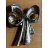 Used Vintage Pastelli... Gold, Silver Ribbon Brooch