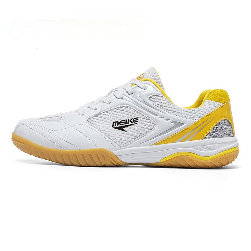 

Professional Badminton Sneakers for Men Breathable Badminton Shoes Women Non Slip Badminton Footwear Outdoor Low Top Sneakers 45 біле золото кольору