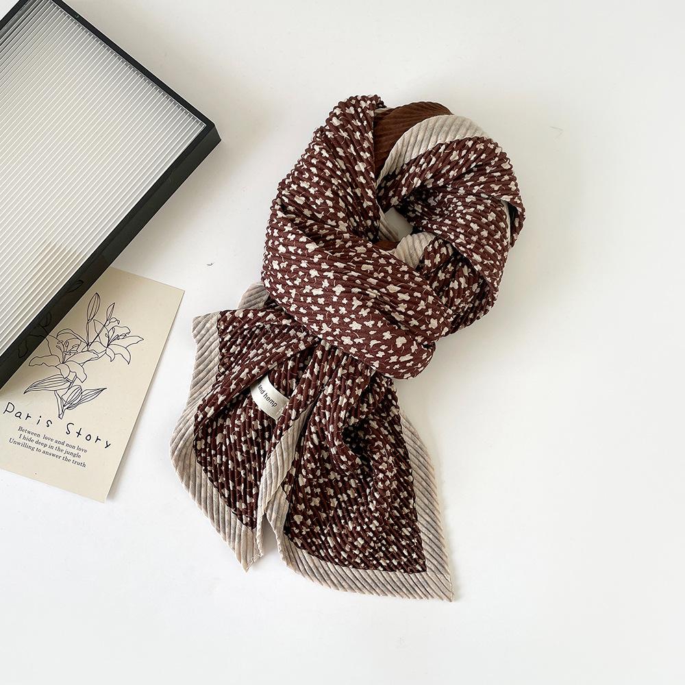 Imitation cotton and linen scarf printed sweet clothing with scarf shawl warm temperament scarf