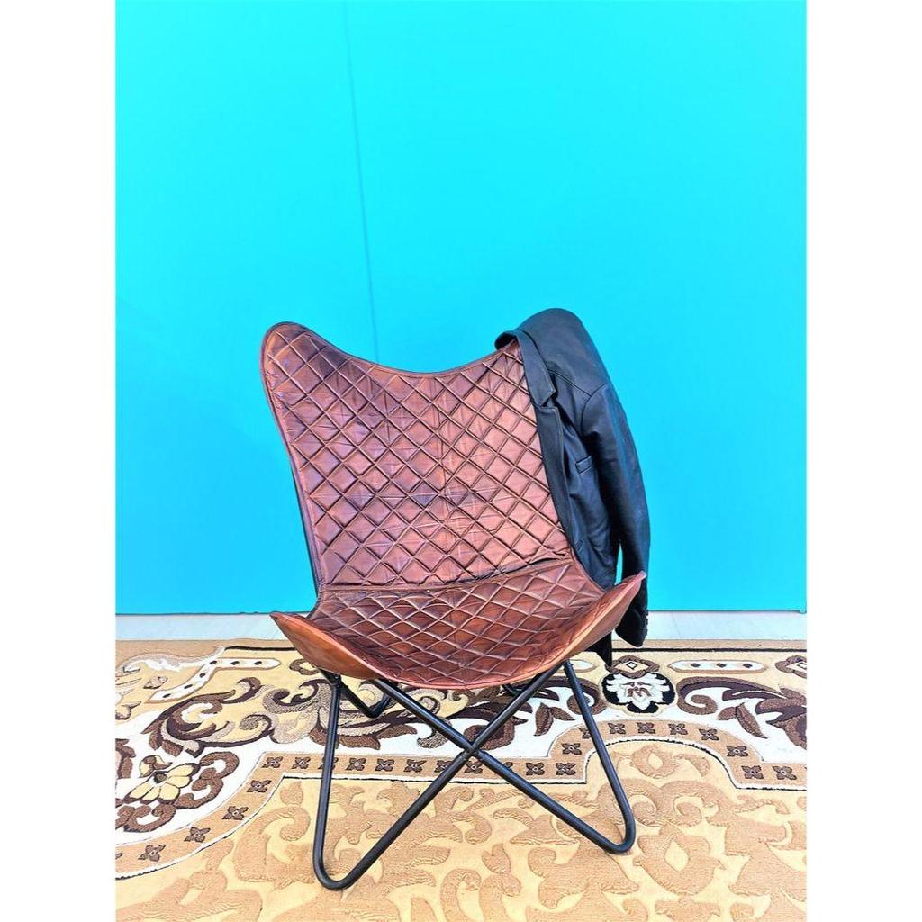 leather Butterfly Chair, Leather BKF, living room luxury chair, Relaxing Chair, ascent chair, retirement gift idea, groomsmen gift idea