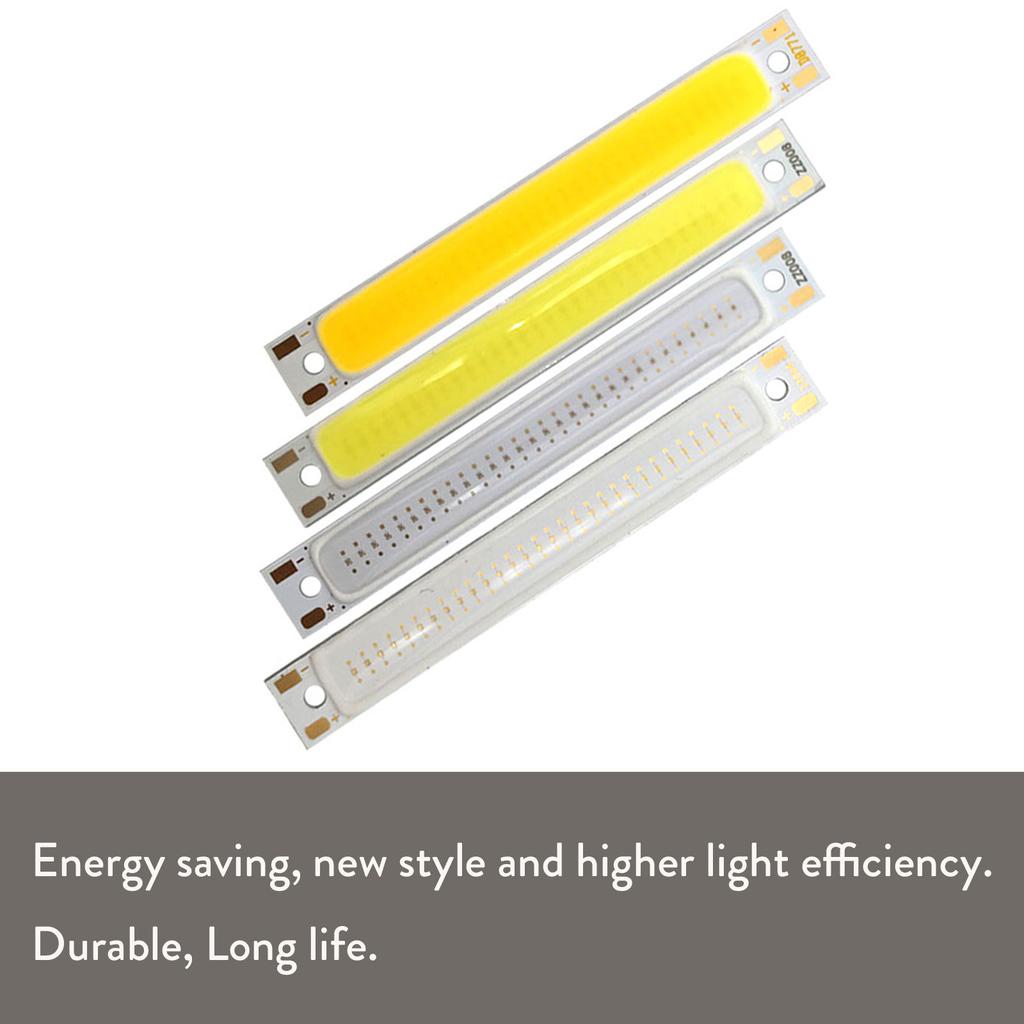 10X Led Strip Light 3w Cob Bar Blue Lights 6000k Red Dc3v Diy 3000k Lamp Interior Decorative Lighting Beads Bright For Shop Home
