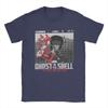Men Motoko Kusanagi Ghost In The Shell T Shirt Anime Pure Cotton Tops Novelty Short Sleeve O Neck Tees Original T-Shirts