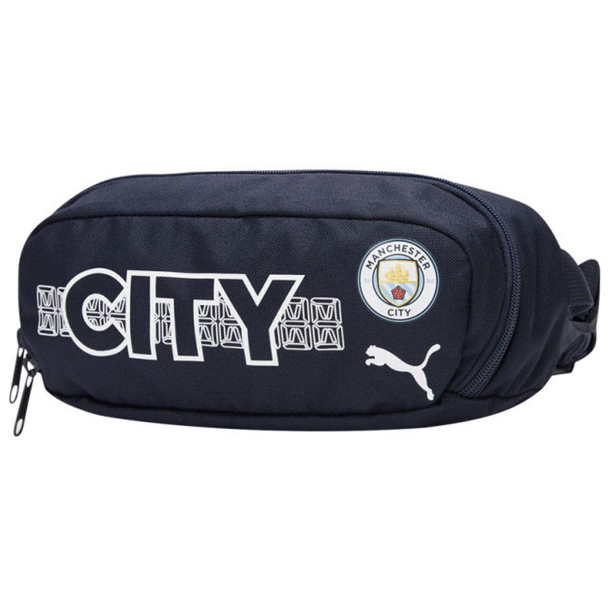 Puma MCFC FTBLCORE Waist Bag Unisex Waist Bag Navy-Blue 077257-07 OSFA