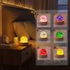 Detachable Luminous Crystal Ornaments Shiny Glaze Beads Glass Sphere Figurine  Xmas Gift