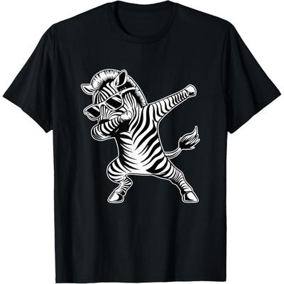 Dabbing Zebra - Safari Zebra Lover Zookeeper T-Shirt
